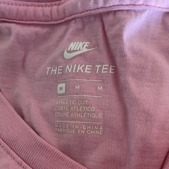 Nike Girls’ Pink Logo Tee - Picture 4 of 4